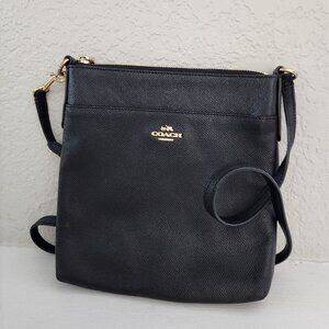 Euc Coach Messenger Filer Black Crossbody Bag Purse